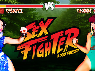 Brazzers - Sex Fighter: Chun Li vs. Cammy (XXX Parody)